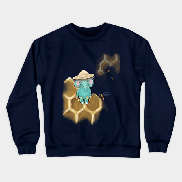 Tiffan & honey Crewneck Sweatshirt by Elephant Tiffan 